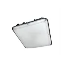 LEDONE LOC-SQCP-MW-40-50-60-75-MCCT-30-40-50-DLV-EM Bronze LED Luminaire canopy Wattage et CCT Sélectionnable