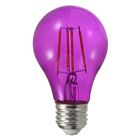 Ampoule A19 Ultra LED en verre coloré Ledvance LED4.5A19-DIM-PURPLE-GL-RP 4.5W