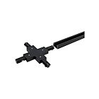 Ledvance TRACK1ACONNECTOR-XBL Noir Connecteur en X pour rail