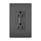 Legrand 1597BK 15A 125V Noir Prise GFCI double à autotest avec protection Safelock