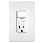 Legrand 1597SWTTRWCCD4 15A 125V Blanc Prise GFCI duplex à autotest