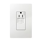 Legrand 1597TRSGLW 15A 125V Blanc Prise GFCI à autotest Simplex
