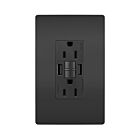 Legrand 1597TRUSBAABK 15A 125V Noir Prise de courant GFCI USB