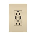 Legrand 1597TRUSBAAI 15A 125V Ivoire Prise de courant GFCI USB