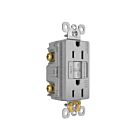 Legrand 1597TRWRGRY 15A 125V Gris Prise GFCI duplex à autotest