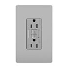 Legrand 1597TRWRGRY 15A 125V Gris Prise GFCI duplex à autotest