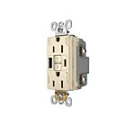 Legrand 1597TRWRUSBACLA 15A 125V Amande claire Prise de courant GFCI USB résistante aux intempéries