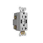 Legrand 2097TRUSBAAGRY 20A 125V Gris Prise de courant GFCI USB