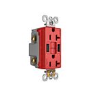 Legrand 2097TRUSBAARED 20A 125V Rouge Prise de courant GFCI USB