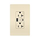 Legrand 2097TRUSBACLA 20A 125V Amande claire Prise de courant GFCI USB
