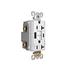 Legrand 2097TRUSBACW 20A 125V Blanc Prise de courant GFCI USB