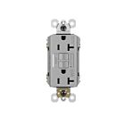 Legrand 2097TRWRGRY 20A 125V Gris Prise GFCI duplex à autotest