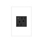 Legrand ARCD152G10 15A 125V Graphite Prise de courant à double commande inviolable