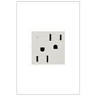 Legrand ARCD152W10 15A 125V Blanc Prise de courant à double commande inviolable