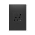 Legrand ARCH152G10 15A 125V Graphite Prise de courant semi-commandée inviolable