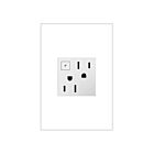 Legrand ARPS152W4 15A 125V Blanc Prise de courant marche/arrêt à économie d'énergie