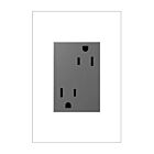 Legrand ARTR153M4 15A 125V Magnésium Prise de courant double inviolable de grande taille