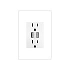 Legrand ARTRUSB153W4 15A 125V Blanc Réceptacle