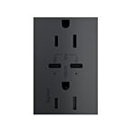 Legrand ARTRUSB15PD65G4 15A 125V Graphite Réceptacle