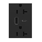 Legrand ARTRUSB206ACG4 20A 125V Graphite Prise de courant USB