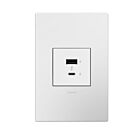 Legrand ARUSB2AC6W4 125V Blanc Prise de courant USB