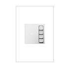Interrupteur à minuterie On/Off manuel Legrand Adorne ASTM2W2 blanc