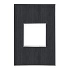 Plaque murale sans vis pour 1 dispositif, gris rustique Legrand Adorne AWM1G2RG4