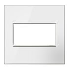 Legrand AWM2GMW4 Plaque murale sans vis à 2 postes
