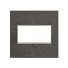 Legrand AWM2GSL4 Plaque murale sans vis à 2 postes