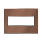 Legrand AWM3GCU4 Plaque murale sans vis à 3 postes