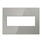 Legrand AWM3GMS4 Plaque murale sans vis à 3 postes