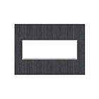 Legrand AWM3GRG4 Plaque murale sans vis à 3 postes