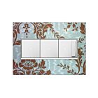 Legrand AWM3GW4 Plaque murale sans vis à 3 postes