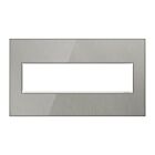 Legrand AWM4GMS4 Plaque murale sans vis à 4 postes