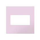 Legrand AWP2GRA Plaque murale sans vis à deux postes