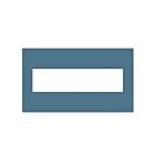 Legrand AWP4GMY Plaque murale sans vis à quatre postes