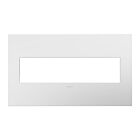 Legrand AWP4GWHW4 Plaque murale sans vis à 4 postes