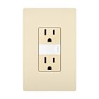 Legrand NTL885TRLACC6 15A 120V/125V Amande claire Prise de courant inviolable