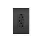 Legrand R26USBAC6BK 15A 5.0V Noir Prise de courant USB