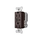 Legrand R26USBAC6DBCCV4 15A 5.0V Bronze foncé Prise de courant USB