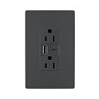 Legrand R26USBAC6G 15A 5.0V Graphite Prise de courant USB
