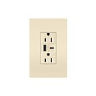 Legrand R26USBAC6LA 15A 5.0V Amande claire Prise de courant USB
