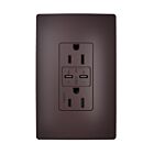 Legrand R26USBPD65DBCC6 15A 5.0V/9.0V/15.0V Bronze foncé Prise de courant USB