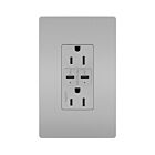 Legrand R26USBPDGRY 15A 5.0V/9.0V/15.0V Gris Prise de courant USB