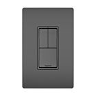 Legrand RCD113BK Deux interrupteurs unipolaires et un interrupteur unipolaire/à trois voies