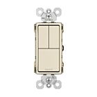 Legrand RCD113LA Deux interrupteurs unipolaires et un interrupteur unipolaire/à trois voies