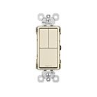 Legrand RCD113LA Deux interrupteurs unipolaires et un interrupteur unipolaire/à trois voies