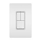 Legrand RCD113W Deux interrupteurs unipolaires et un interrupteur unipolaire/à trois voies