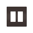 Legrand RWP262 Plaque murale sans vis à 2 postes