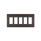 Legrand RWP265DB Plaque murale sans vis à 5 postes
